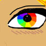 Rainbow eye!!