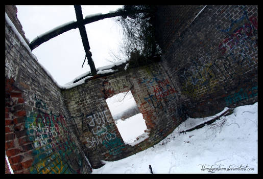 Ruins of labor camp in Cracow IV