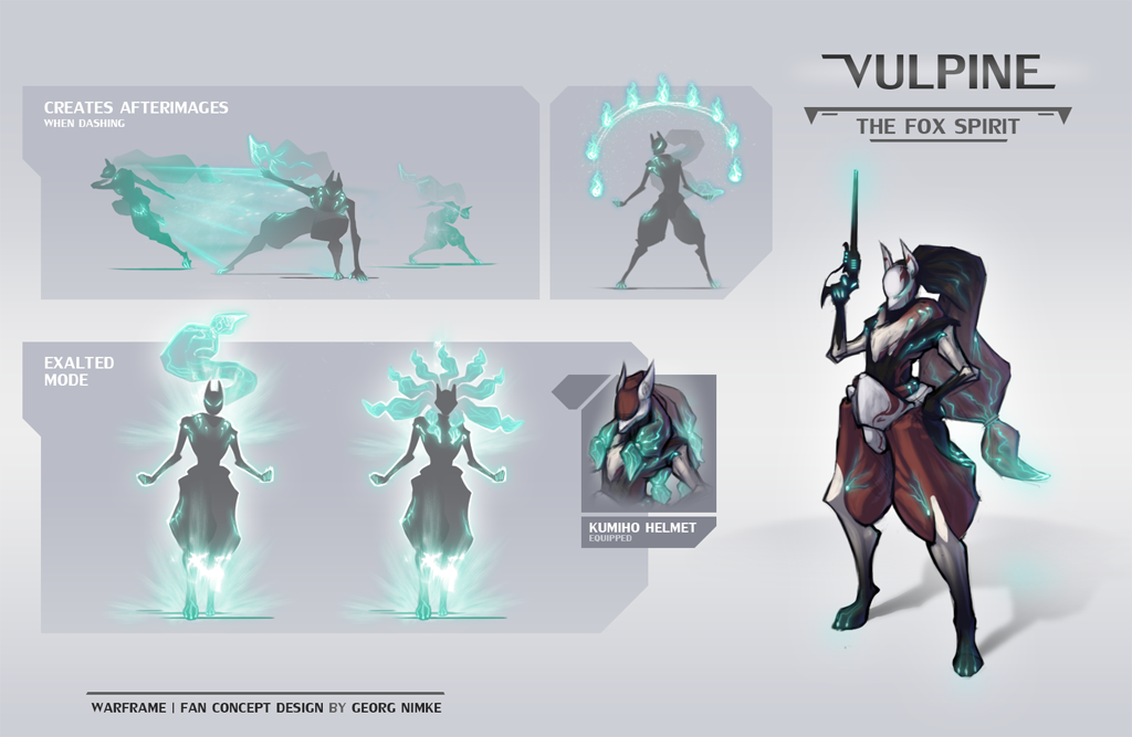 Vulpkanin Ref Bloody Hen Reduction warframe vulpine mask All kinds of Whichever diary