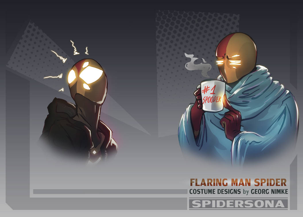 Flaring Man Spider | Spidersona - Shots by TwonkeyKong on DeviantArt