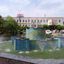 Mosaic fountain