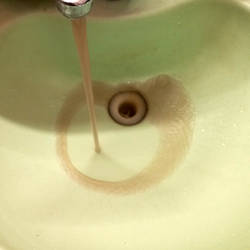 A coffee from faucet