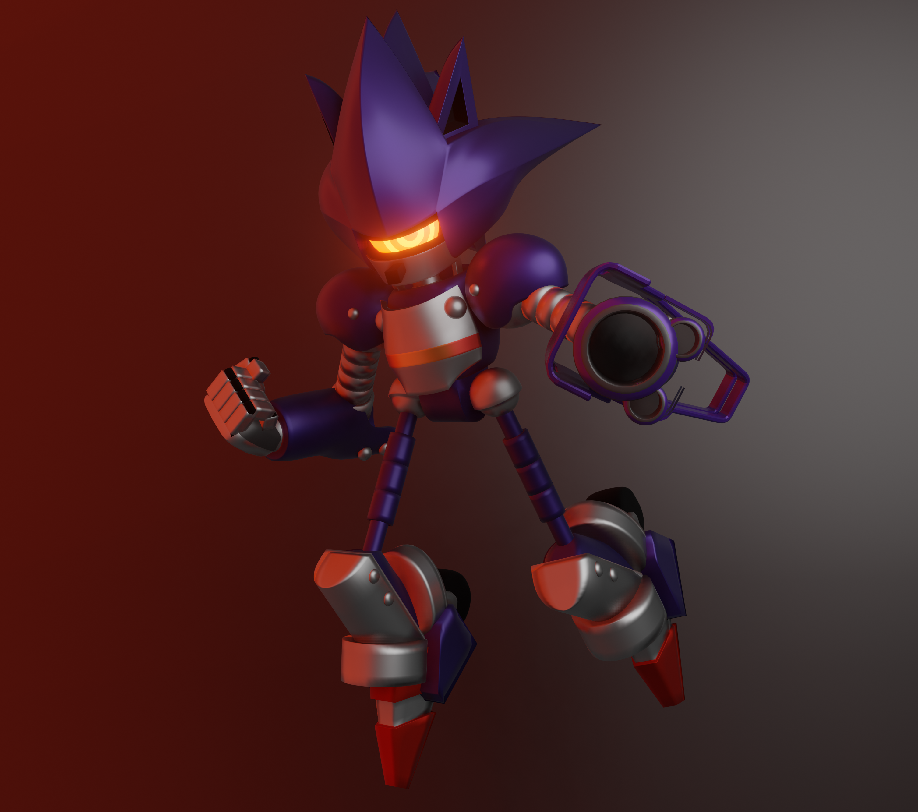 DL Blender] Mecha Sonic Mk1 by TenebrisD90 on DeviantArt