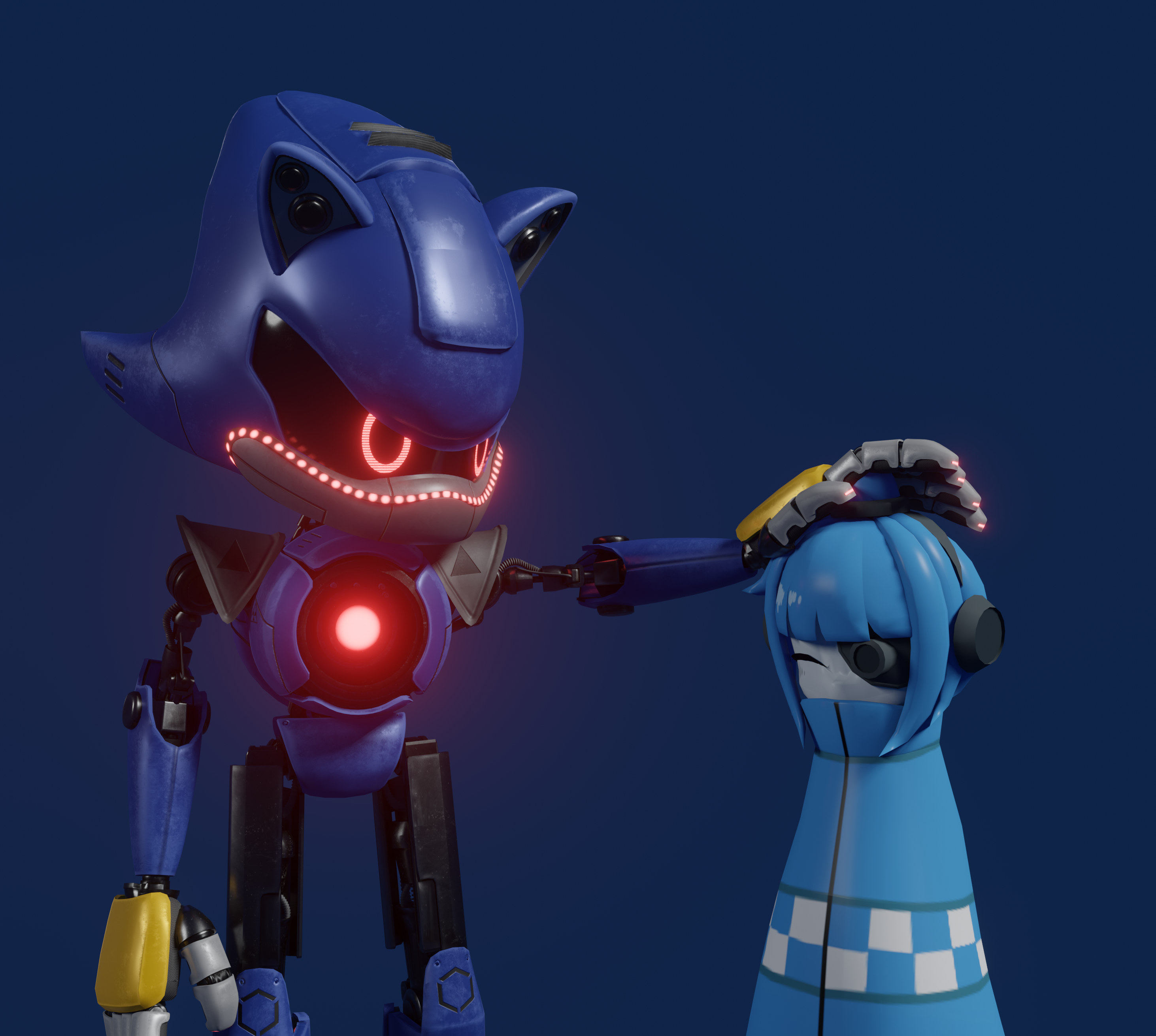 Neo Metal Sonic V2 For MMD by TastySpazcakes on DeviantArt