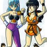 Bulma and Chichi .