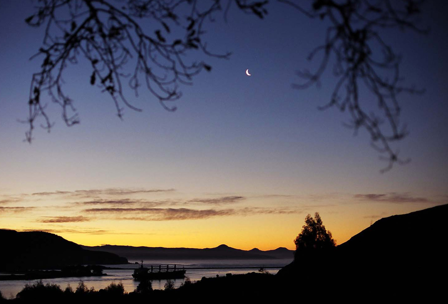 Dunedin at sunset