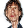 Mick Jagger Caricature