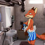 Nick Wilde Getting Ready in the Morning