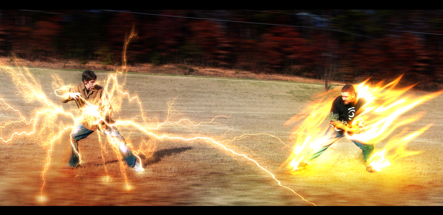 Lightning Versus Flame........