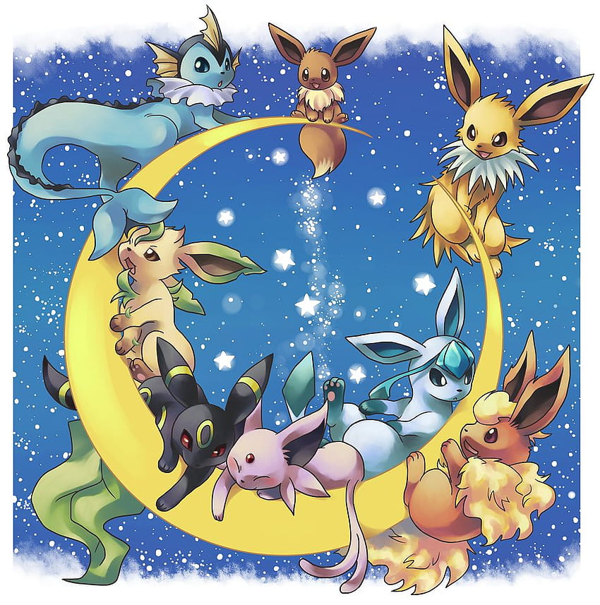 Imagem  Eevee evolutions, Pokemon eevee evolutions, Pokemon eevee