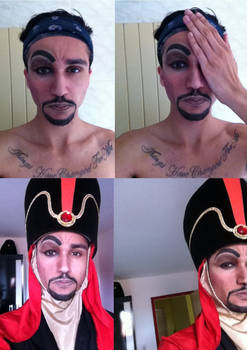 Disney - Jafar Makeup Test (only a half)
