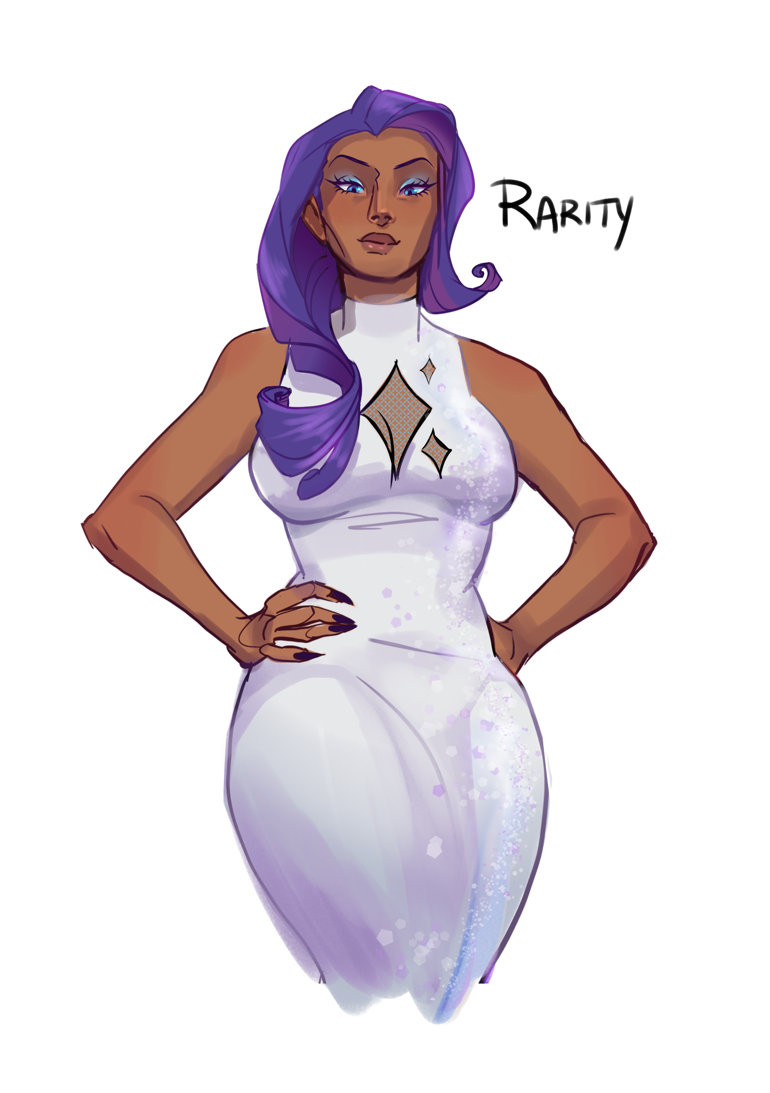 Human Raruty Human MLP - Rarity by artbySarf on DeviantArt