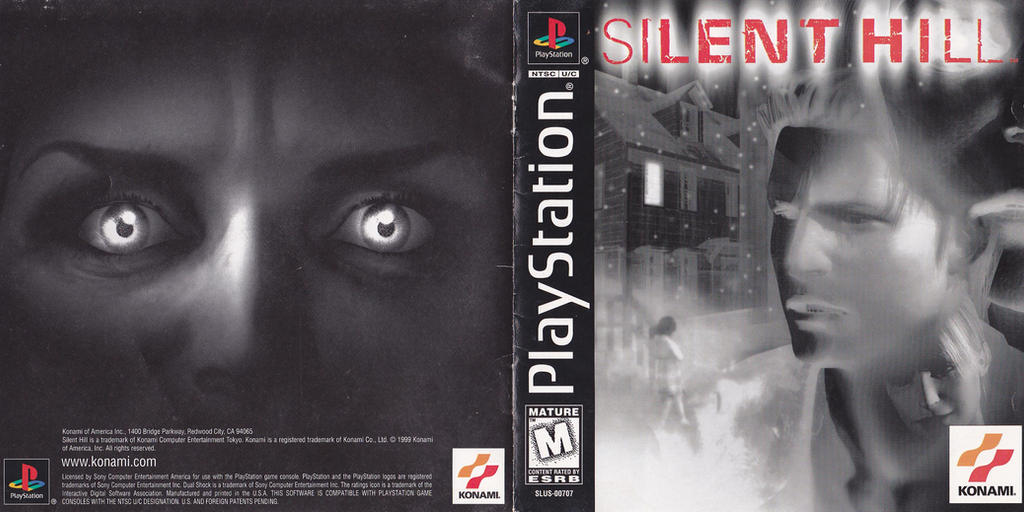 PS1 Case - NO GAME - Silent Hill