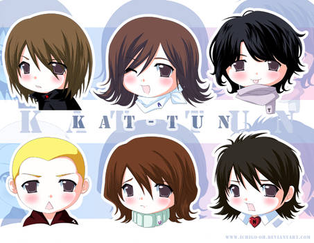 KAT-TUN Chibis heads