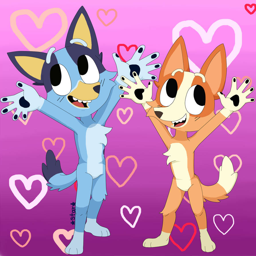 Bluey And Bingo 2 by FoxStarlight005 on DeviantArt