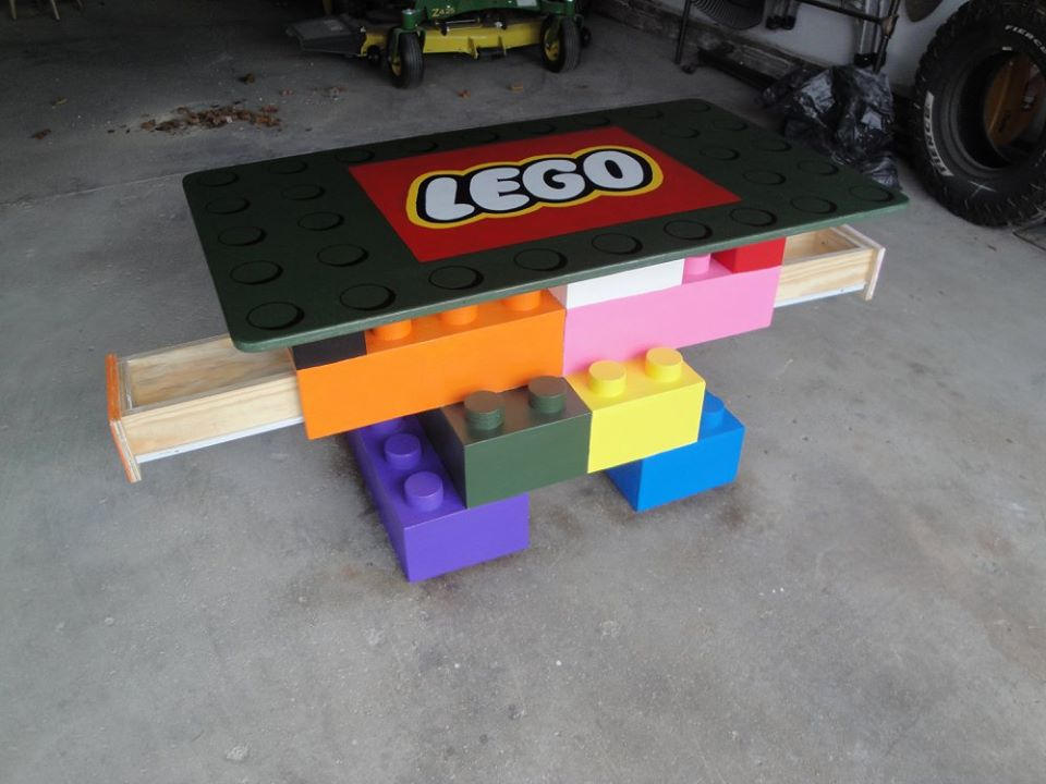 Lego Table Over Radiator Lego Table by jesselitt on DeviantArt