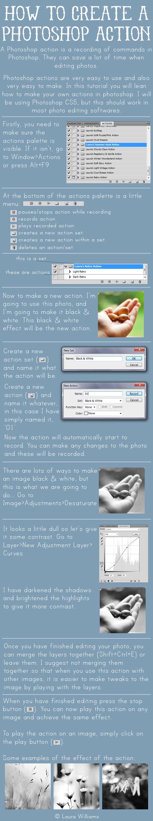 Making a PS action tutorial