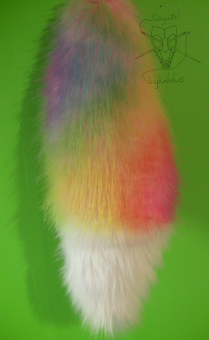 Rainbow Fox Tail