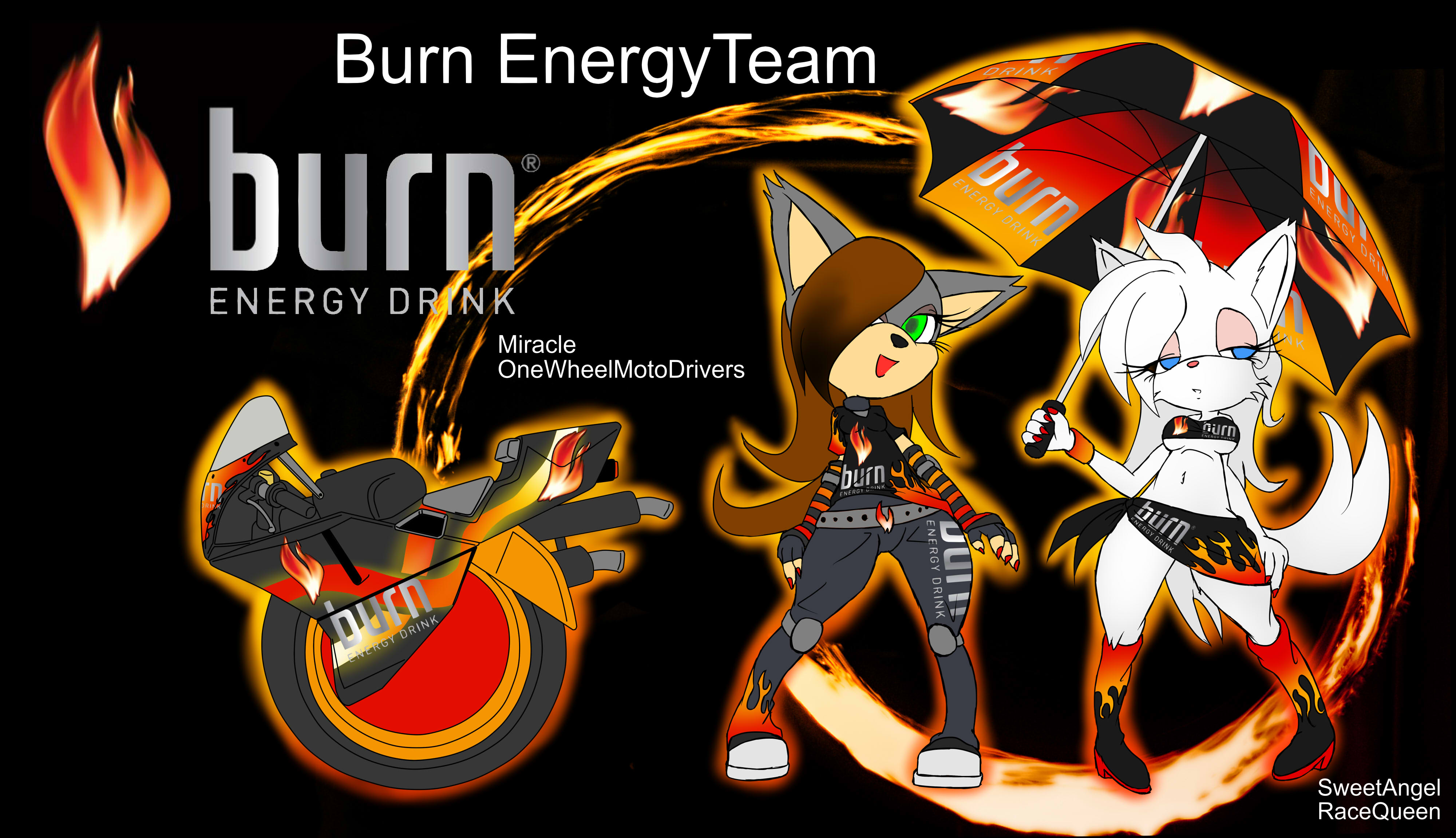 Sonic OCmotoGP BurnEnergyTeam(design test)