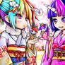 MLP Rainbow Dash and Twilight Human Hinamatsuri