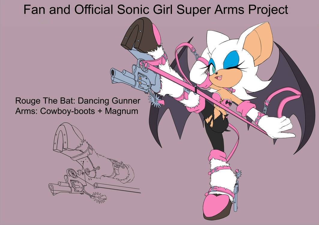 Sonic Rouge Gun SonicSuperArmsProject Rouge The Bat(DesignTest) by skyshek on DeviantArt