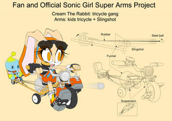 SonicSuperArmsProject Cream The Rabbit(DesignTest)