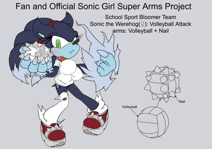 SonicSuperArmsProject  werehog Female(DesignTest)