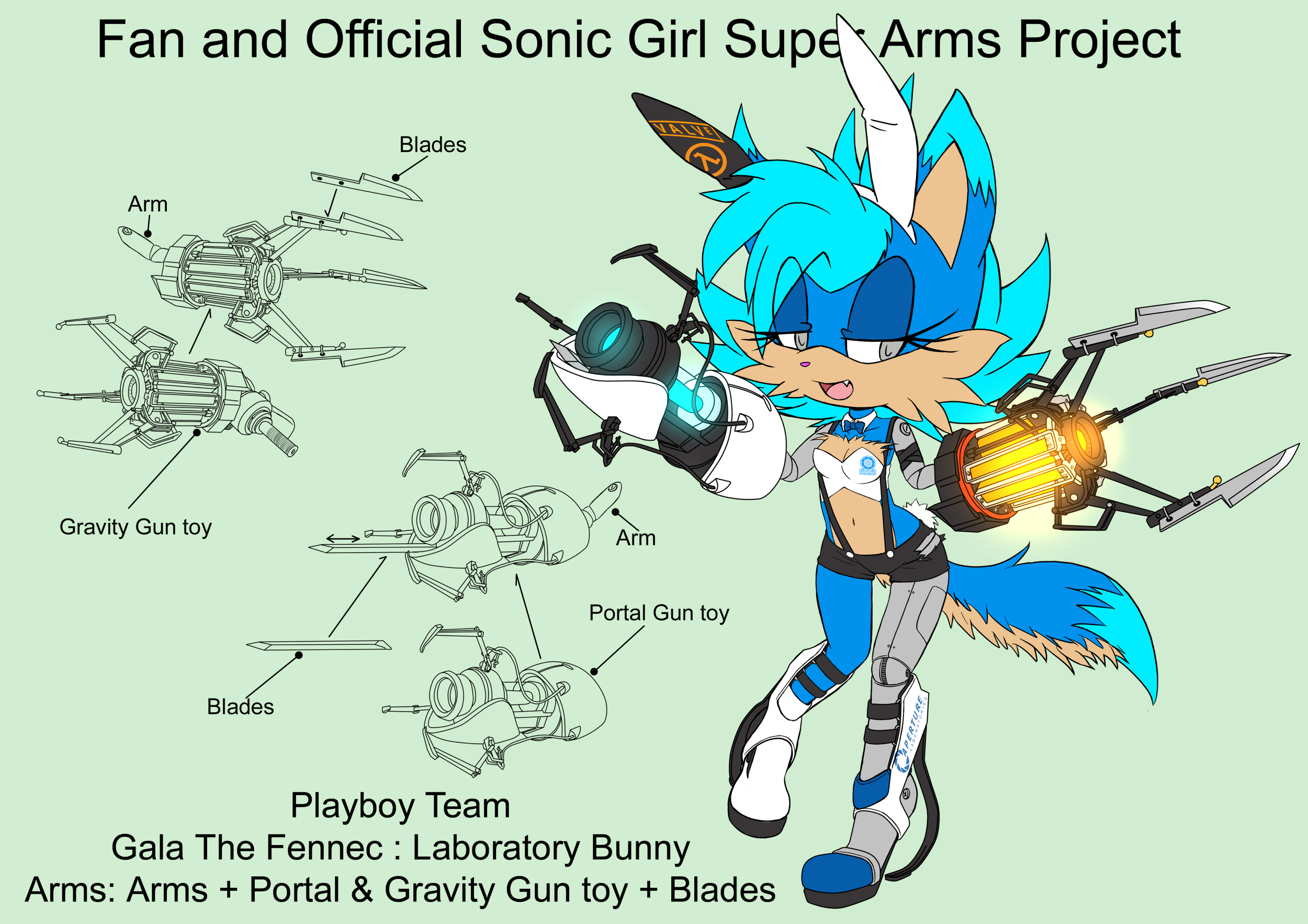 SonicSuperArmsProject  Gala (DesignTest)