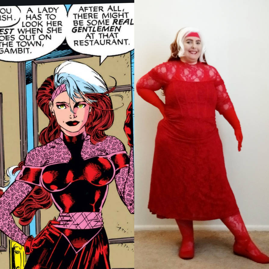 90s Remy Rogue 90s Red Comic Date with Remy Outfit by rachaelscosplays on DeviantArt