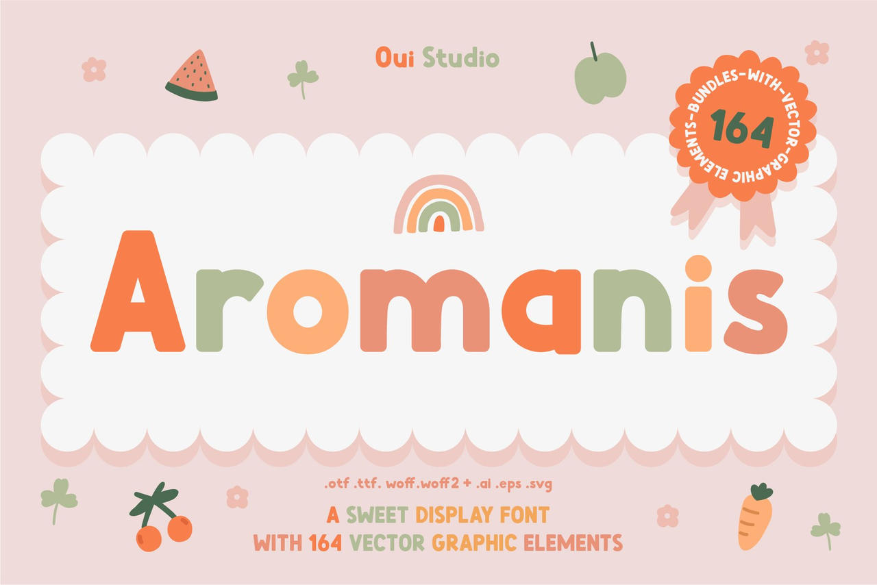 Aromanis Sweet Font Bonus by hutanand on DeviantArt