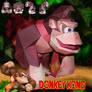 Donkey Kong papercraft