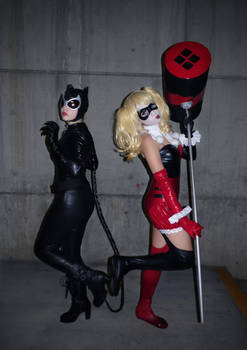 Harley Quinn and Catwoman