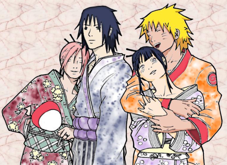 NaruHina SasuSaku - Moments of Comfort