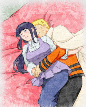 Naruto Hinata - Snuggling