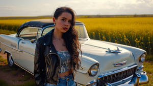 Girl and her Car F