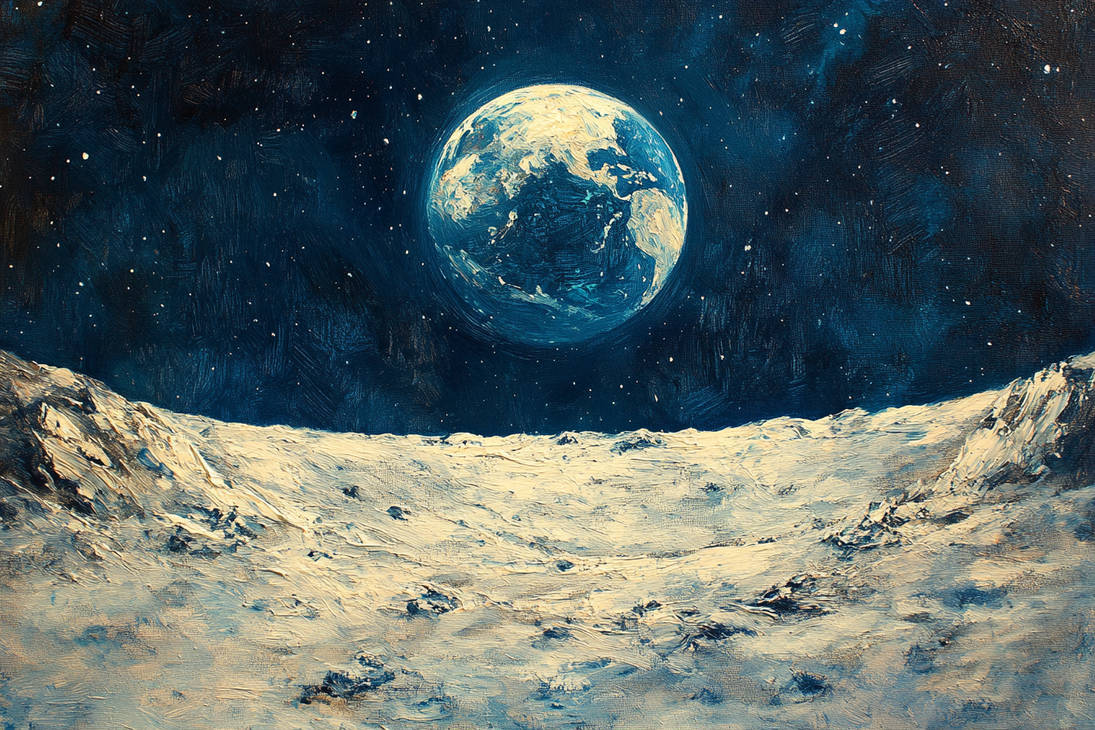 Earth Rising Print Earthrise by tacalvin on DeviantArt