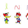 Winnie Woodpecker Evolution -  The Surprise Dolls