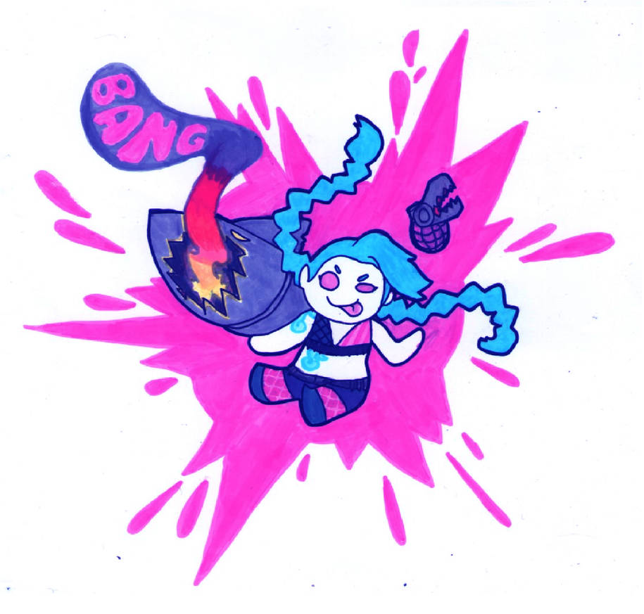 rework chibi jinx by Panxawitz on DeviantArt