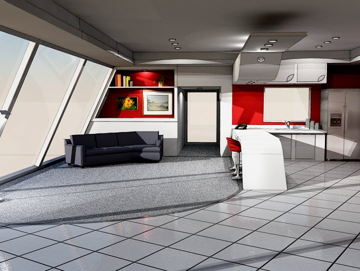 Postmodern Interior Design 2 by PCross on DeviantArt