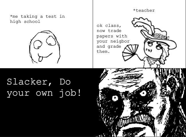 lazy teacher