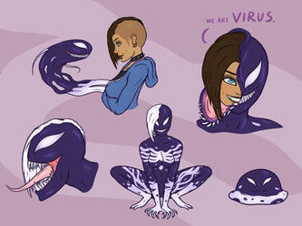 Virus Symbiote Sketches
