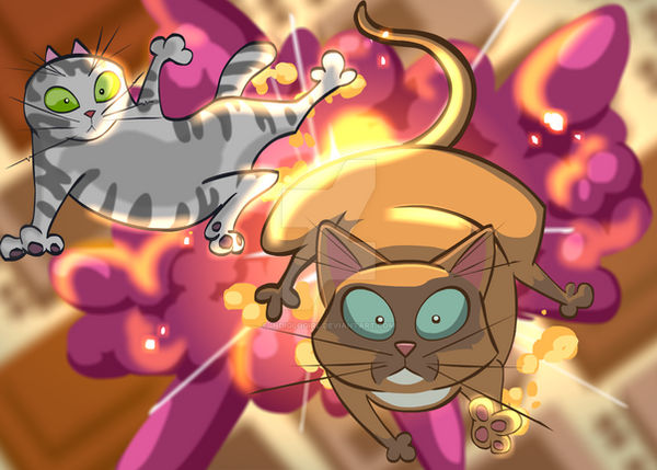 ExplodingCats2.1 by Indiglogirl on DeviantArt