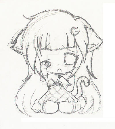 Julyann 19 chibi neko sketch