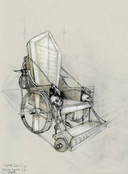 Skeletal Wheelchair