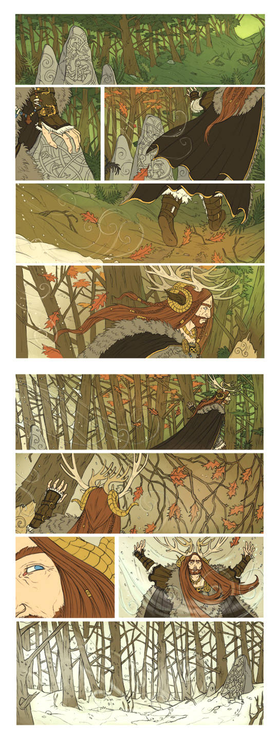 Cernunnos Walks by Nhaar