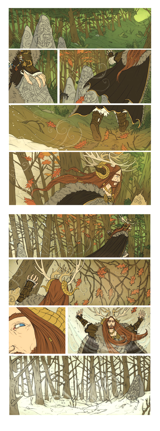 Cernunnos Walks by Nhaar
