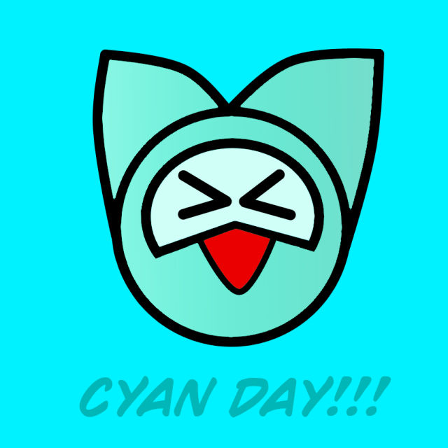 Cyan Day!!! by JeffjiMakeJustArt789 on DeviantArt