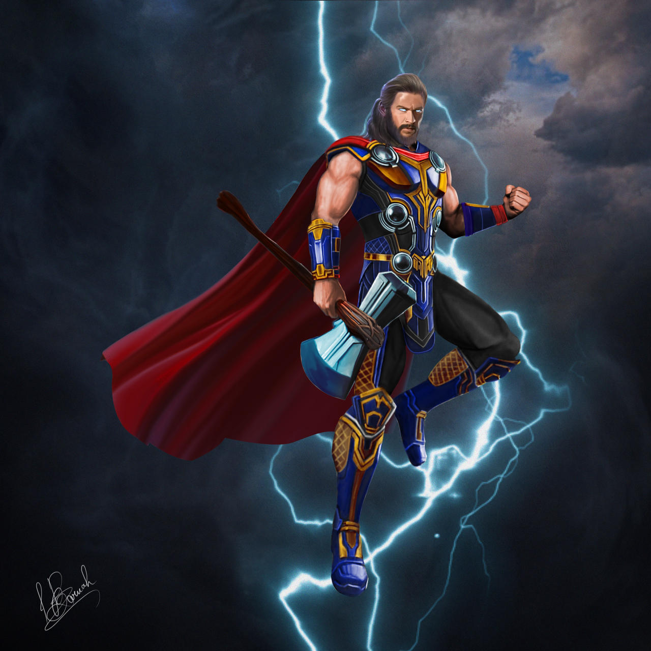 Thor God of Thunder // Thor Love and Thunder by HridayRaktimBaruah on DeviantArt