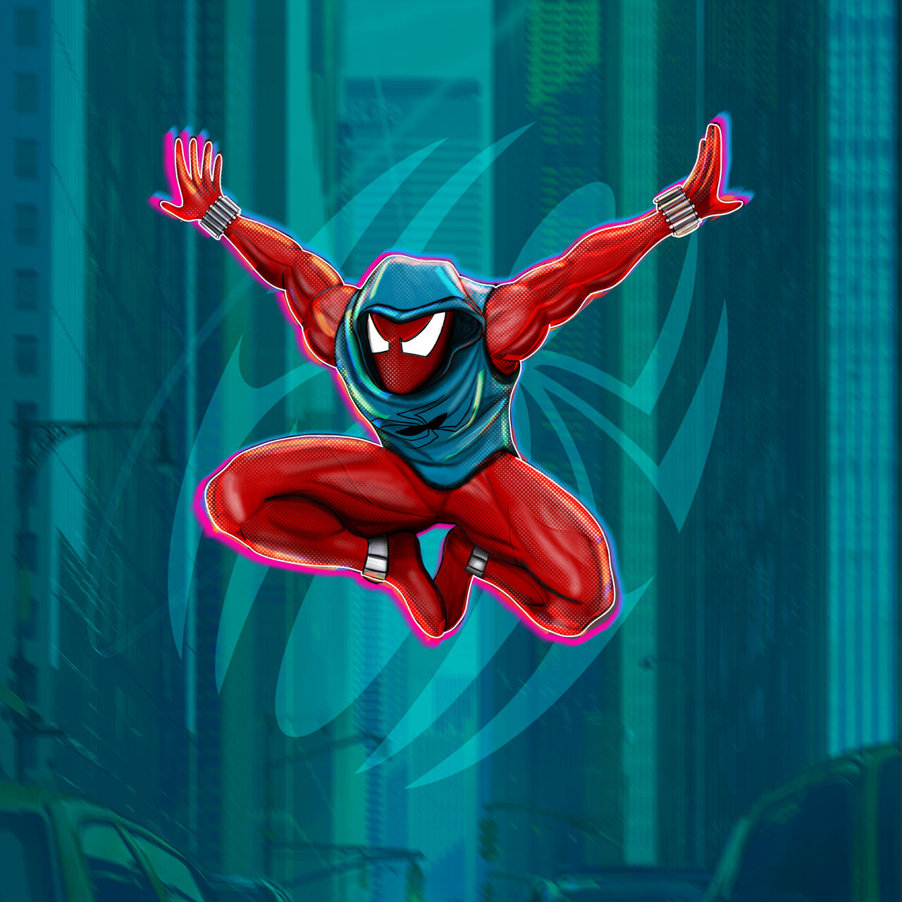 Ben Riley Fan Designs Scarlett Spider // Spiderman Ben Reilly by HridayRaktimBaruah on DeviantArt