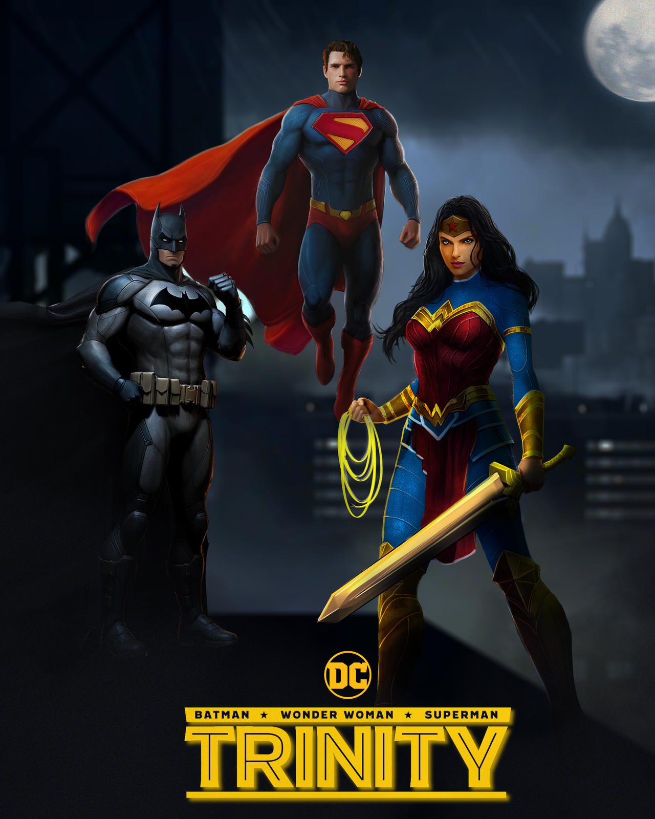 Dc Trinity Character DC Trinity by HridayRaktimBaruah on DeviantArt